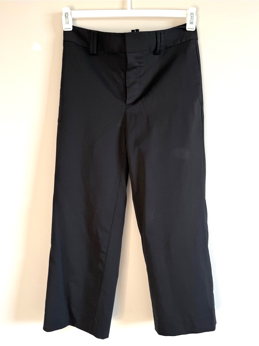 DSQUARED2 Black Cropped Tailored Trousers Pants Italy 38